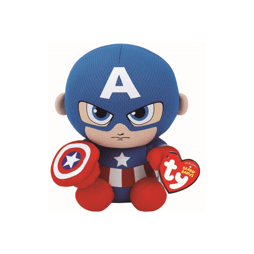 Ty 41189 Marvel Captain America Plüschfigur 15 cm