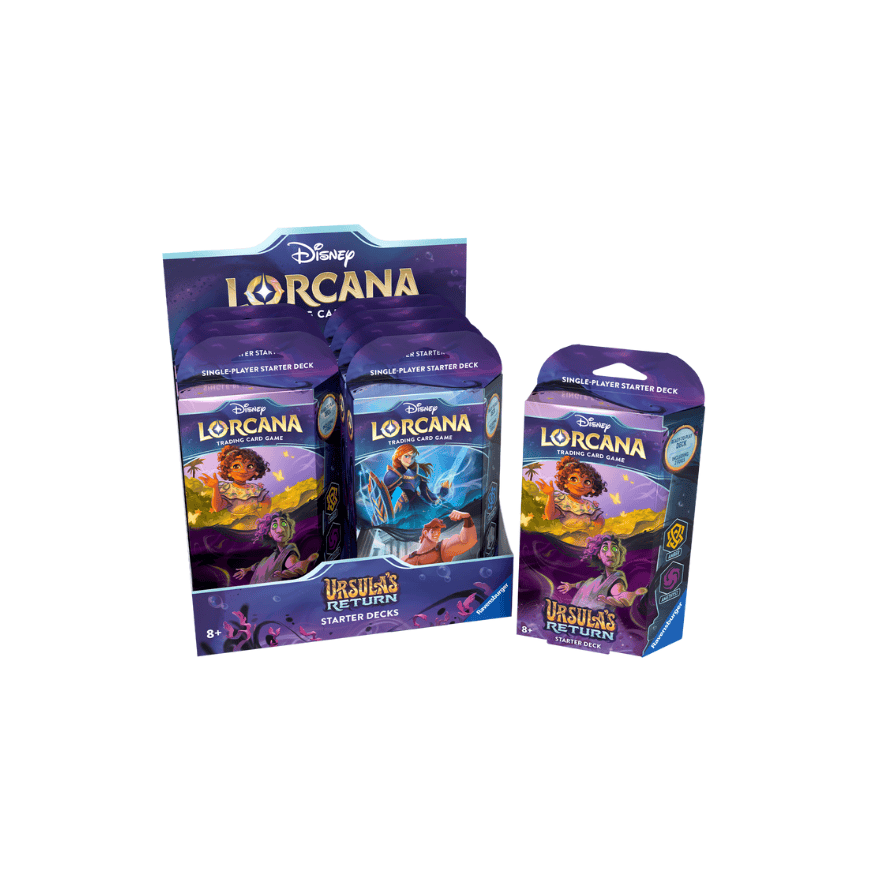 Disney Lorcana: Set 4 Starter Deck Display (8 Packungen) (Englisch)