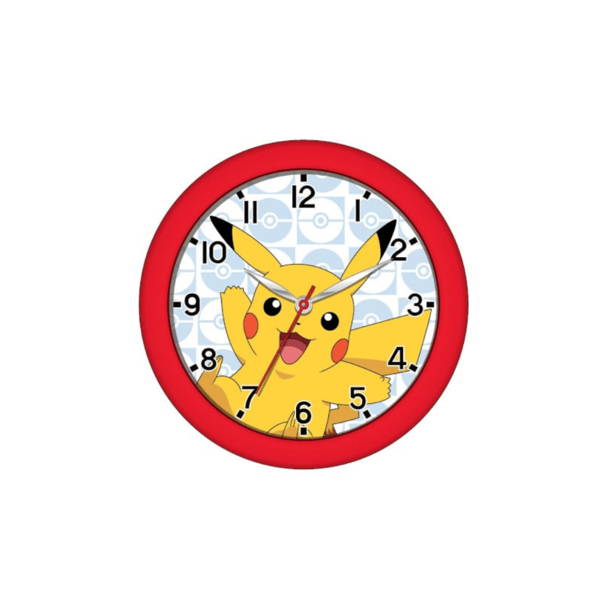 Pokemon: Pikachu Wanduhr für Kinder