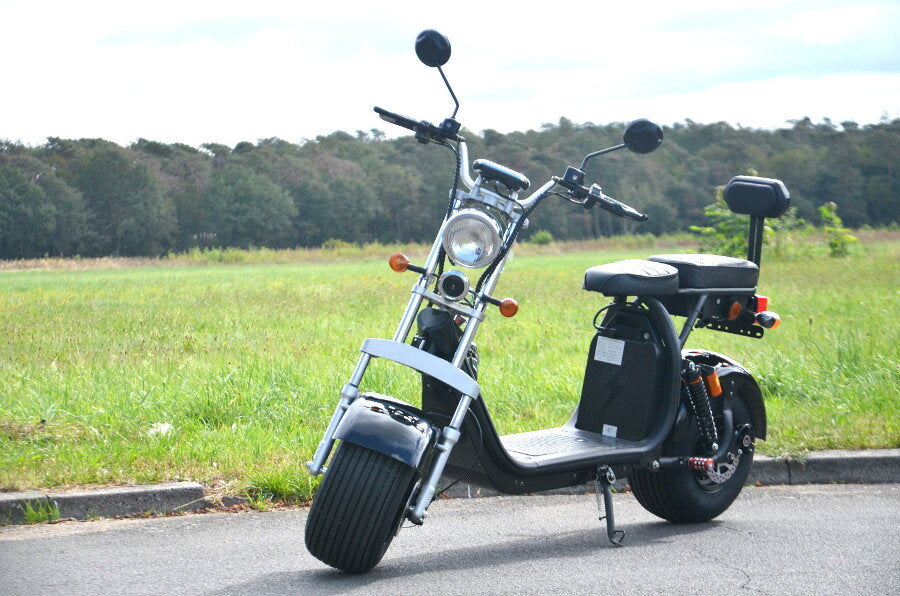 Coco Bike Fat E-Scooter 40 km/h, 45 km Reichweite - Schwarz